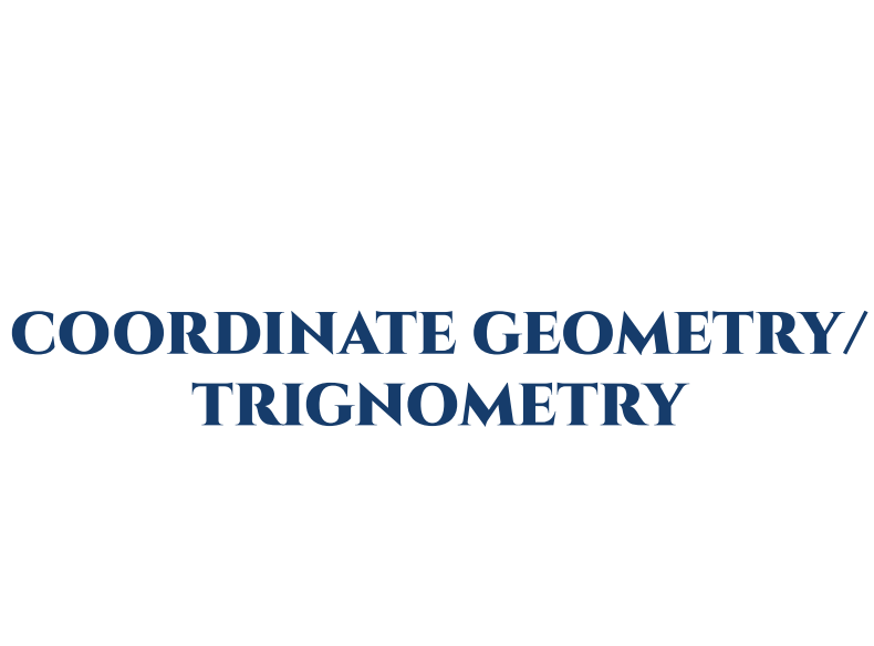 Coordinate Geometry & Trigonometry - Text Lesson